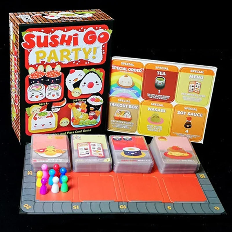 Sushi Go! & Sushi Go Party Car - Strategy Board Game ulasan dan harga